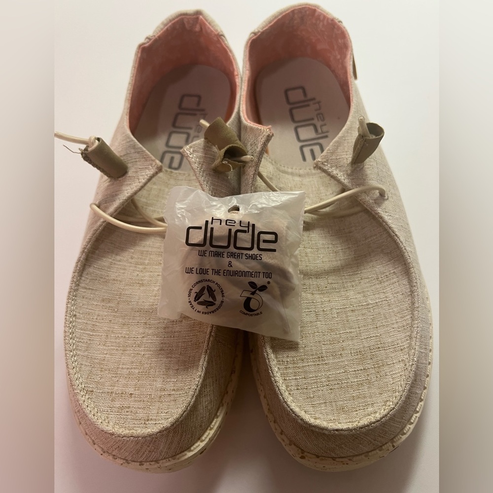 NEW, never worn Hey Dude Shoes